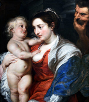 The Holy Family with St Anne